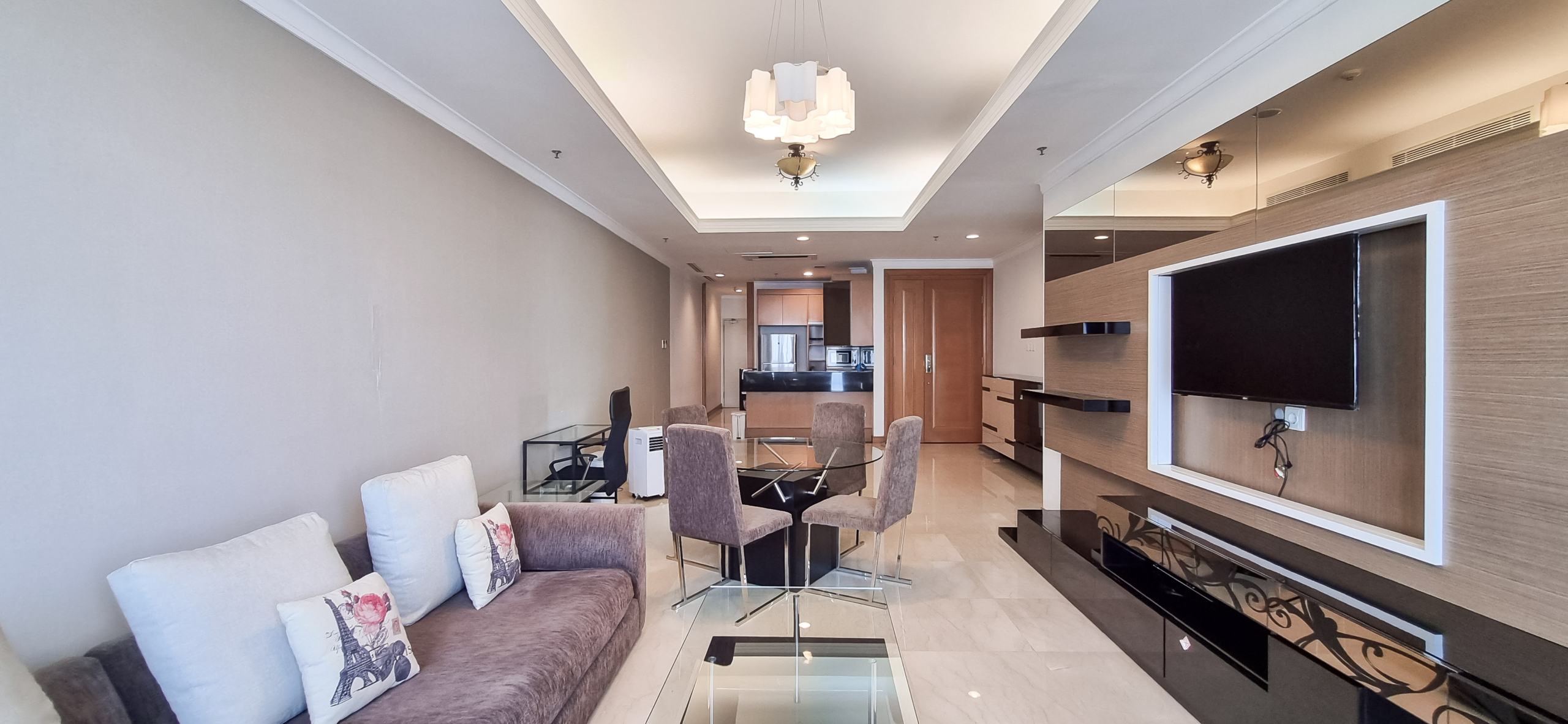 Kempinski Private Residence-2BR-Living Room Exclusive CBD Apartment at Kempinski Private Residence with Exceptional Space