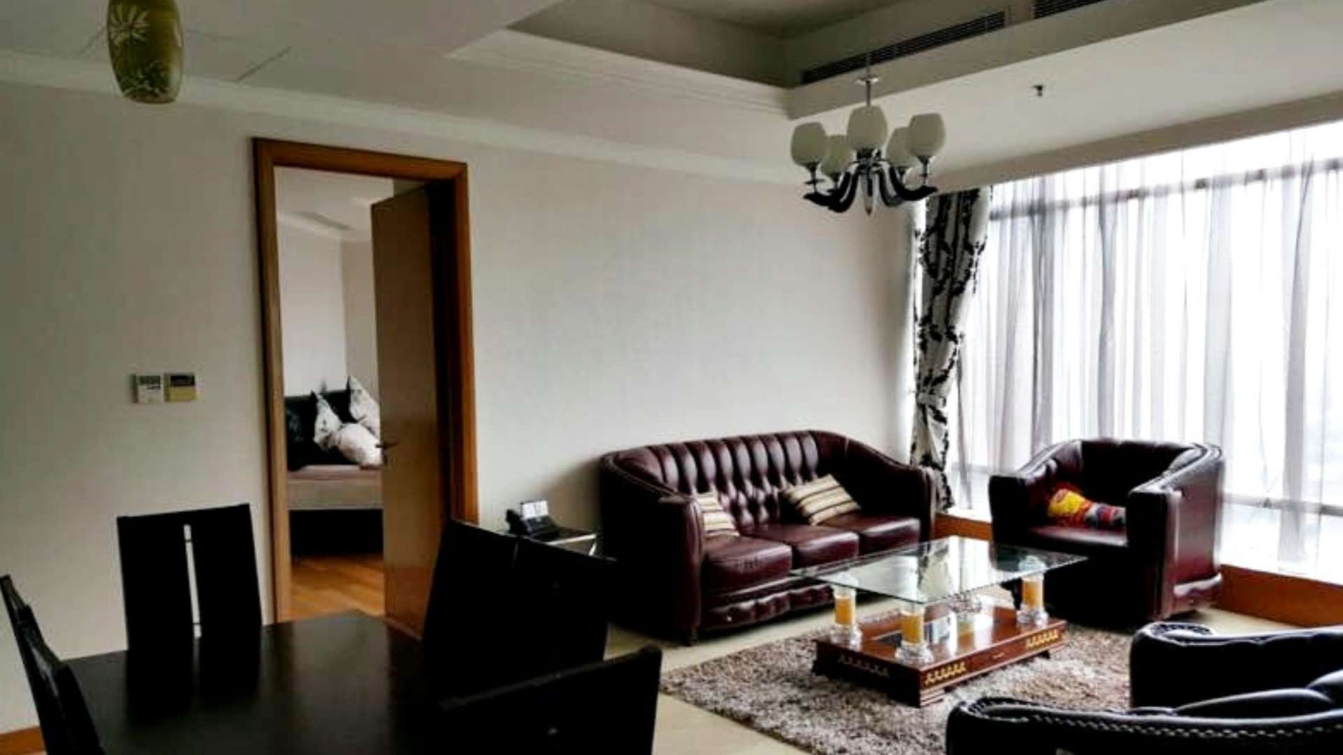Kempinski Private Residence-2BR-Living Room and Dining area Premium Two-Bedroom Kempinski Private Residence with Rare CBD Scale