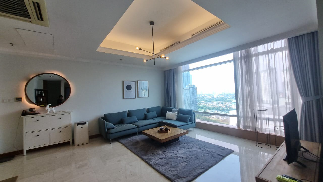 Kempinski Private Residence-2BR-Living room Kempinski Private Residence – Modern Elegant 2BR