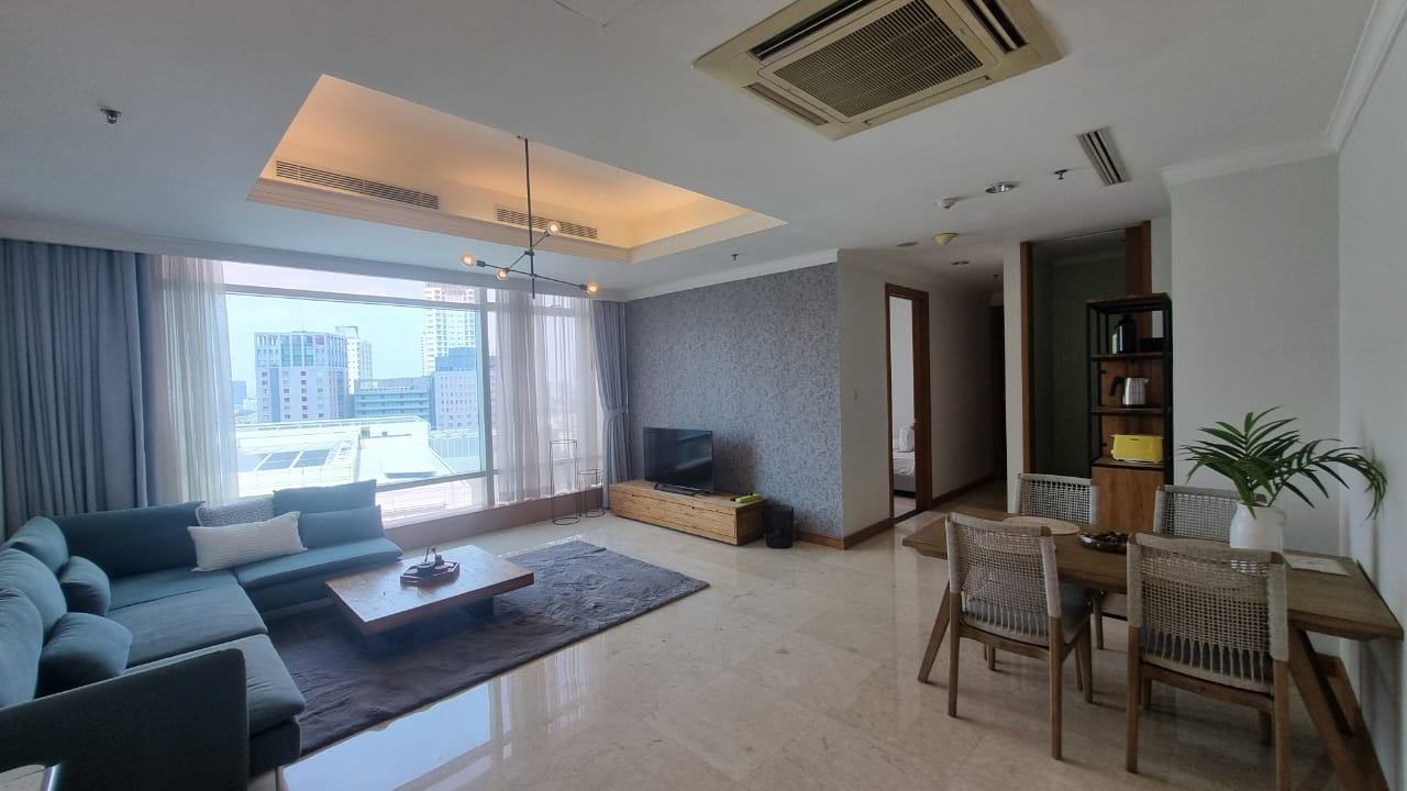 Kempinski Private Residence-2BR-Living room city view Kempinski Private Residence – Modern Elegant 2BR