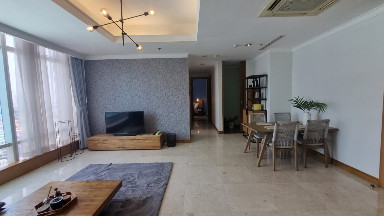 Kempinski Private Residence-2BR-Living room design interior Kempinski Private Residence – Modern Elegant 2BR