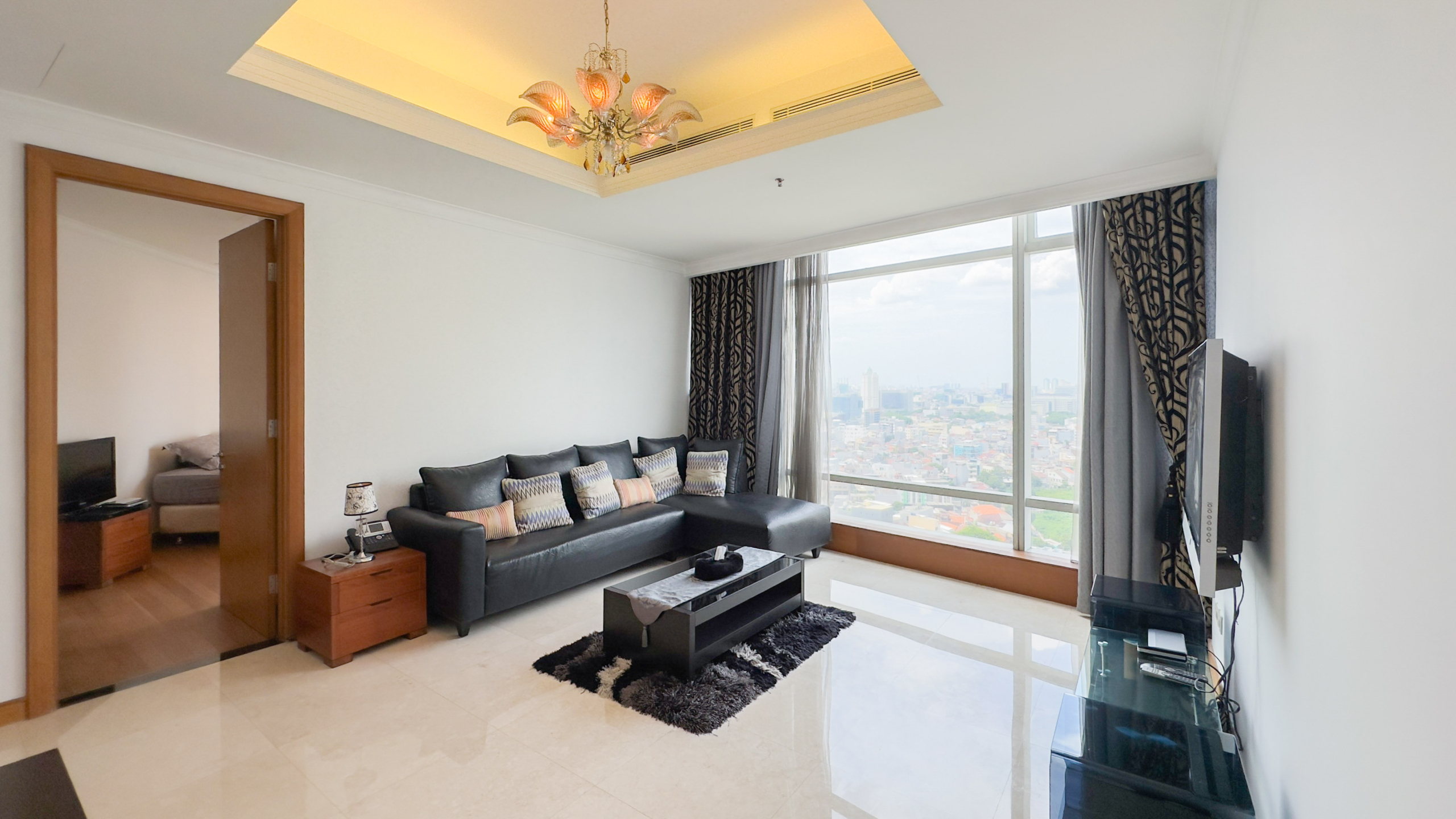 Kempinski Private Residence-2BR-Living room view Spacious Two-Bedroom Kempinski Private Residence Residence for Discerning Urban Livin