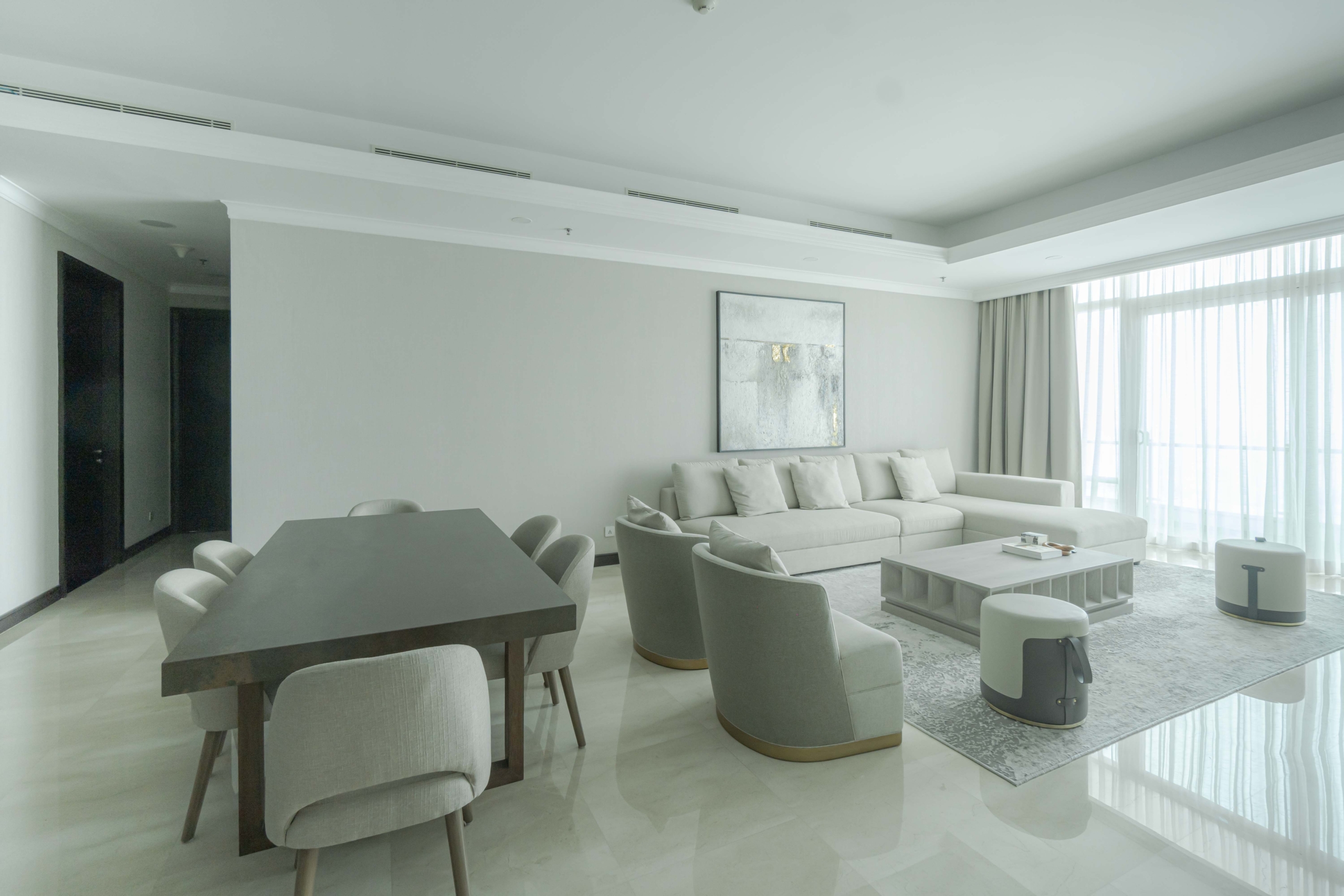 Kempinski Private Residence-3BR-Dining and living room Super Luxury 3BR Apartment at Kempinski Private Residence