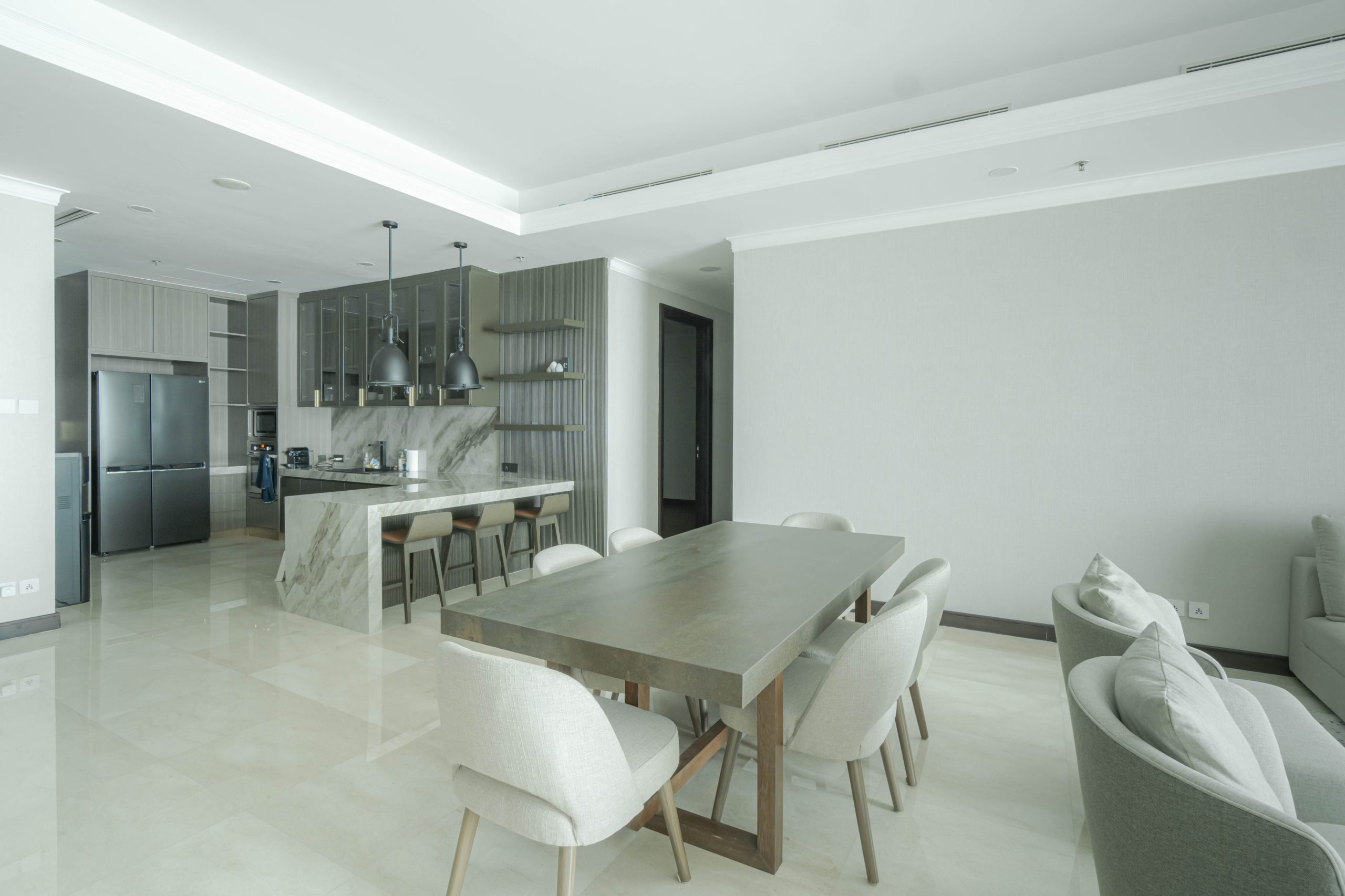 Kempinski Private Residence-3BR-Kitchen Super Luxury 3BR Apartment at Kempinski Private Residence