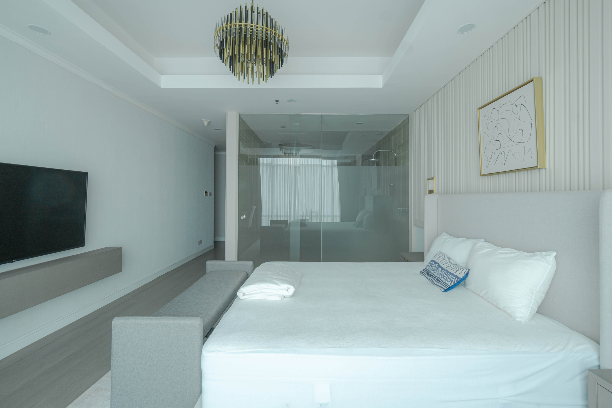 Kempinski Private Residence-3BR-Master bedroom side view Super Luxury 3BR Apartment at Kempinski Private Residence