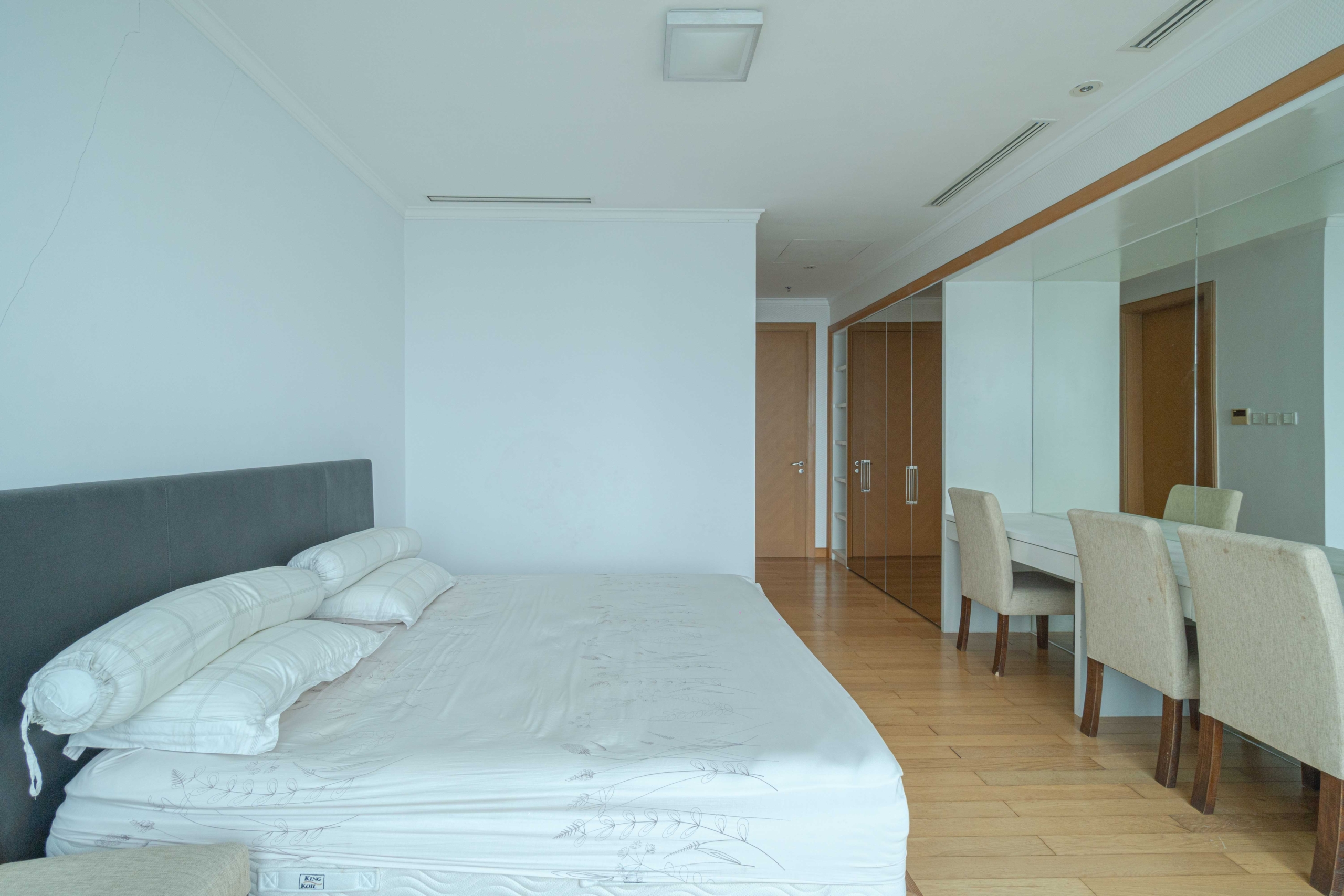 Kempinski Private Residence-4BR-Bedroom wardrobe Kempinski Private Residence – Elegant Four-Bedroom Living with Direct Mall Connectivity