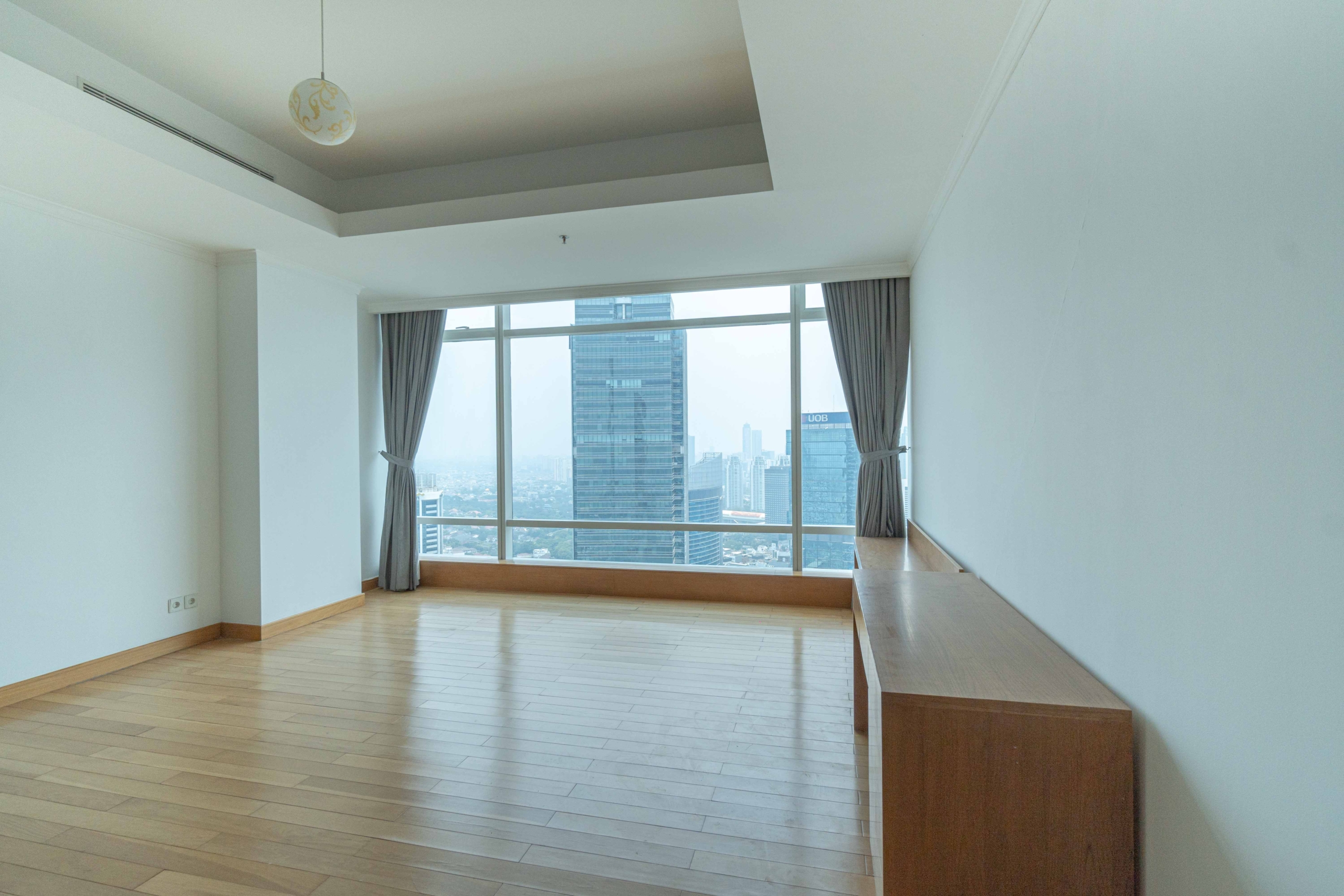 Kempinski Private Residence-4BR-Main window Kempinski Private Residence – Elegant Four-Bedroom Living with Direct Mall Connectivity