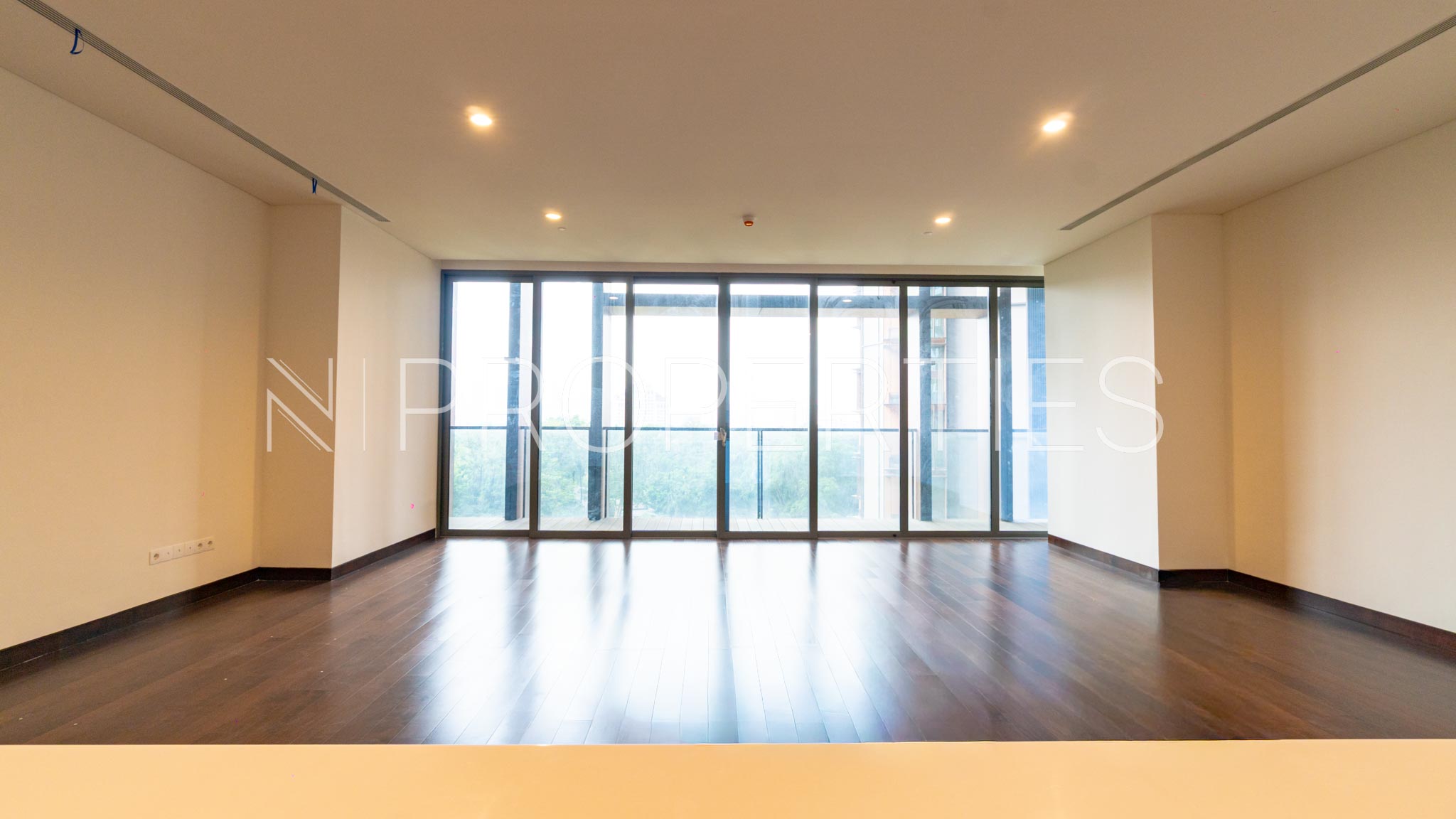 TOWER 2-SAV-3BR-LIVING AREA WIDE ANGLE FROM KITCHEN Savyavasa – Large Big Size 3+1BR Residence