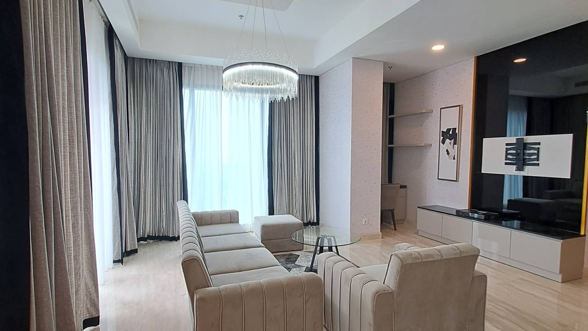 For Rent Apartment Central Jakarta Thamrin – Premium 3BR 57 Promenade Apartment with Generous Living Space