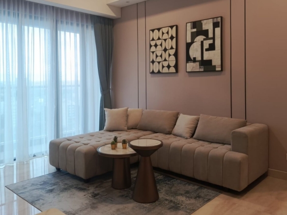 57 Promenade-2BR-Fully Furnished Living Room