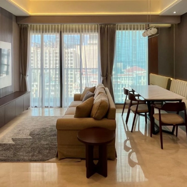 57 Promenade-2BR-Fully Furnished Living Room