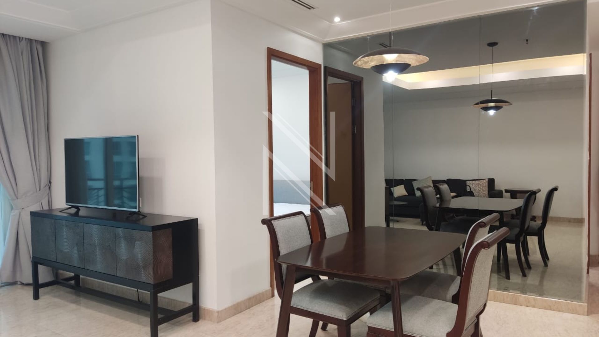CILANDAK – NO PKBRES032 – DINING-AREA_LIVING-AREA Premium 2BR Urban in Prime Pakubuwono Residence