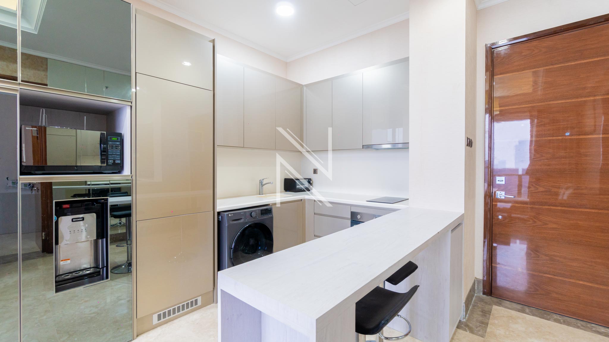 DISTRICT8-1BR-KITCHEN AREA DETAIL Efficient 1BR for Comfort Living – District 8