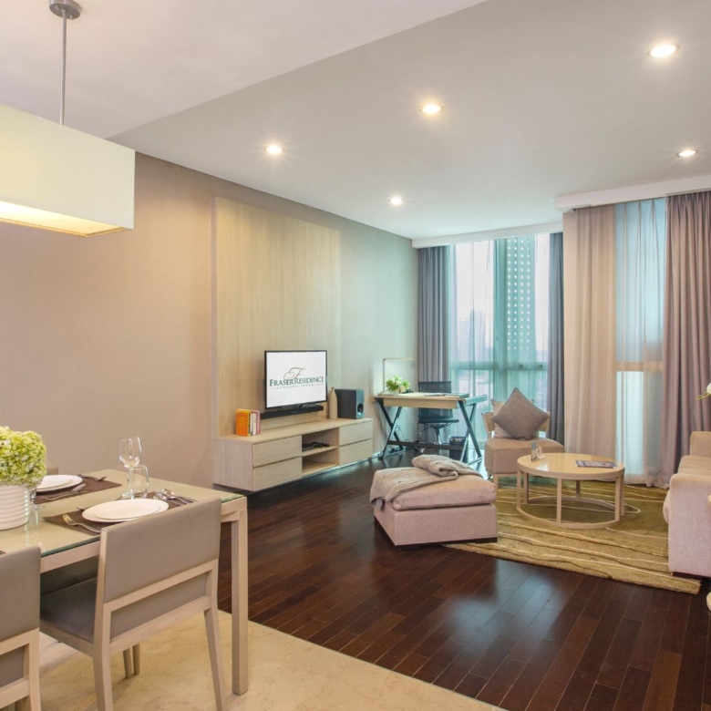 FRASER MENTENG-2BR-DINING & LIVING AREA ANGLE 1