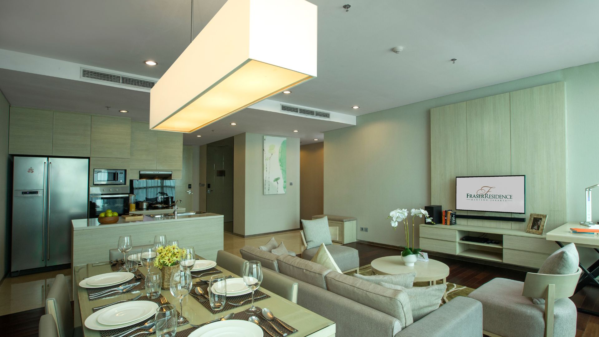 FRASER MENTENG-3BR-DINING, KITCHEN & LIVING AREA Elegant 3BR at Fraser Residence