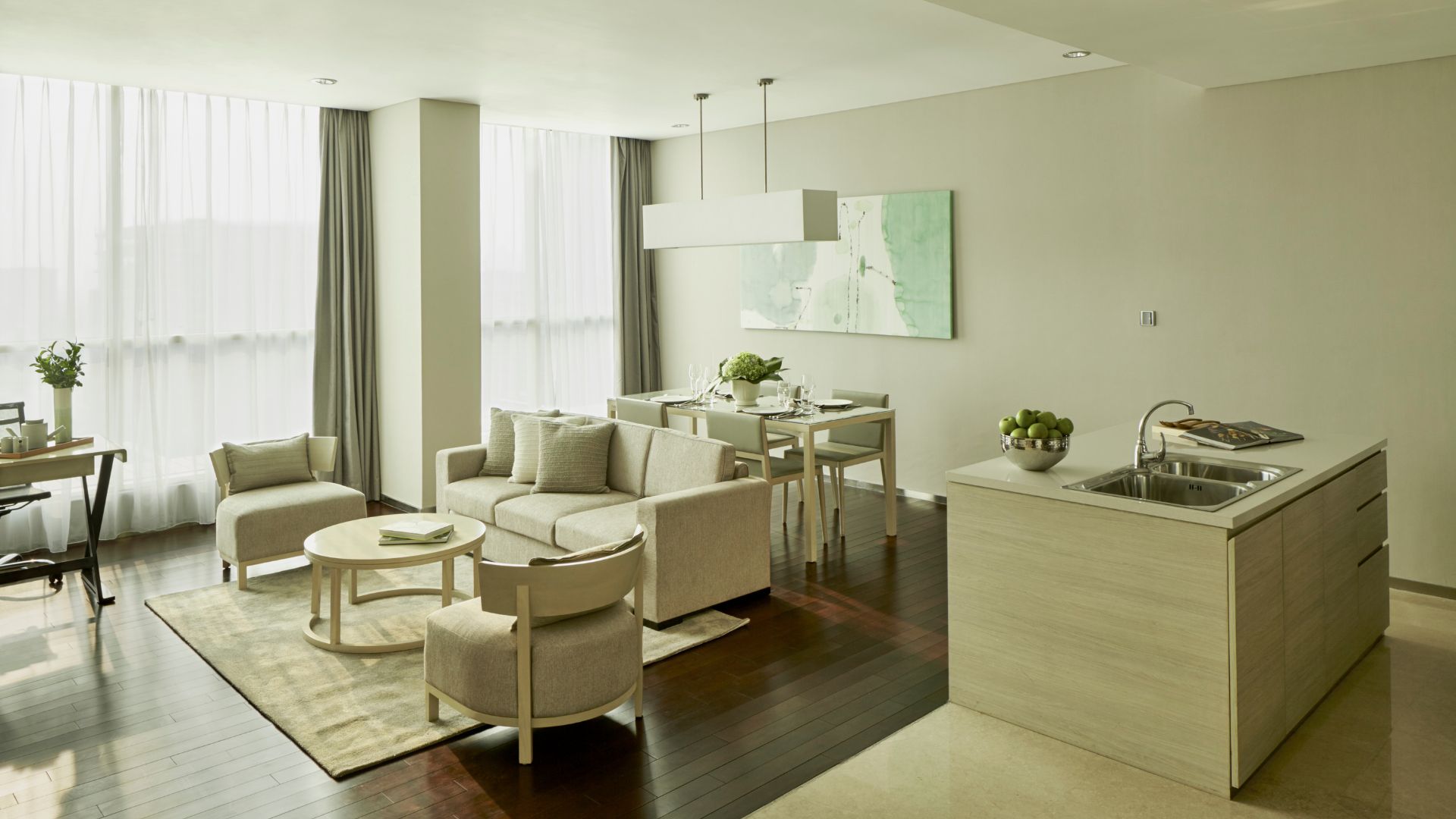 FRASER MENTENG-3BR-LIVING & DINING AREA Elegant 3BR at Fraser Residence