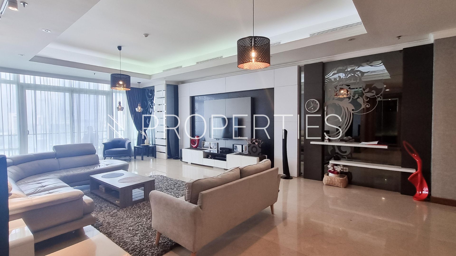 KEMPINSKI PRIVATE RESIDENCE-2BR-LIVING AREA ANGLE 3