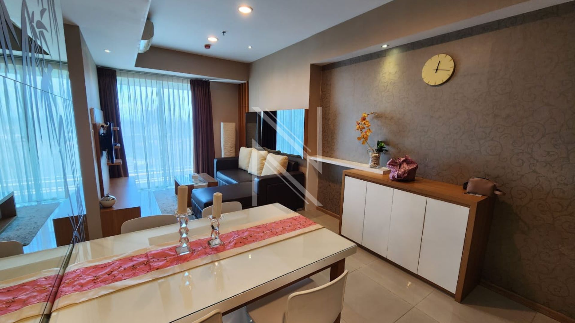 KUNINGAN – NO CSGR057 – DINING-AREA_LIVING-AREA (2) Stylish 2BR Living at Casa Grande Residence