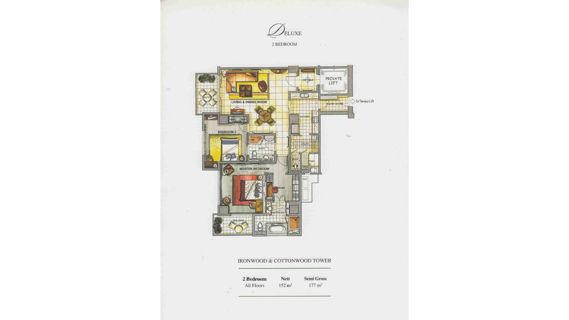 Sophisticated 2BR Home at Pakubuwono Residence
