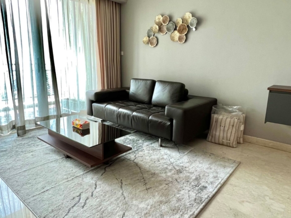 PAKUBUWONO RESIDENCE-2BR-LIVING AREA ANGLE 1