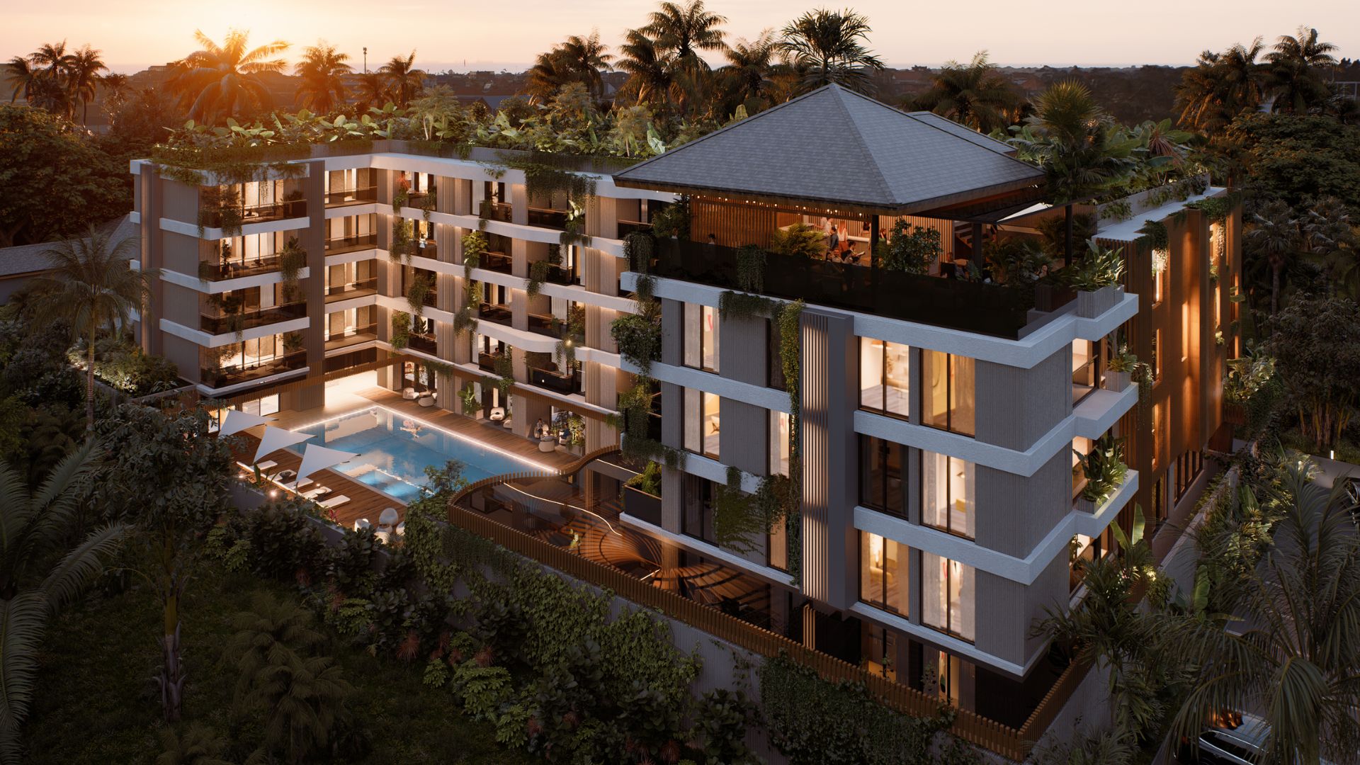PGD Apartment – Bali – Building (9) Modern 1BR for Easy Living – PGD Apartment Bali