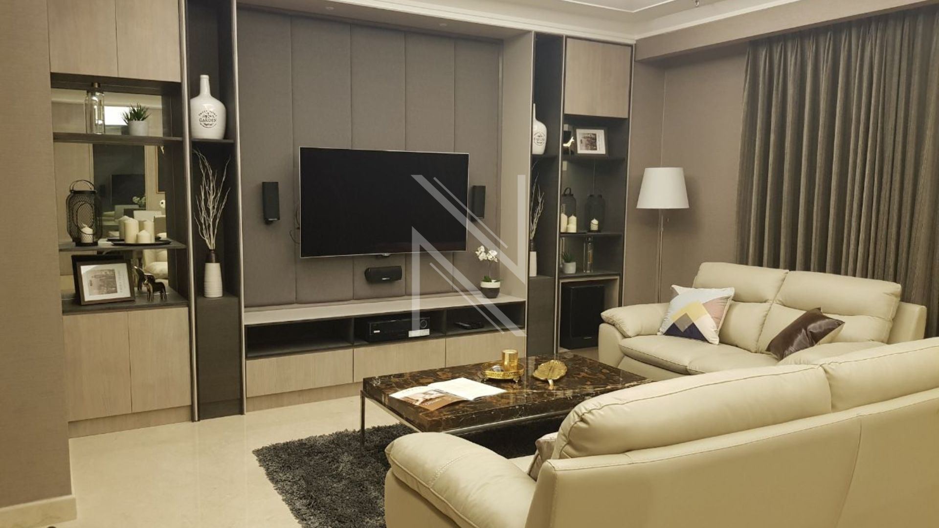 PONDOK INDAH – NO PDRES025 – LIVING-ROOM Prime 3BR Living Stay at Pondok Indah Residence