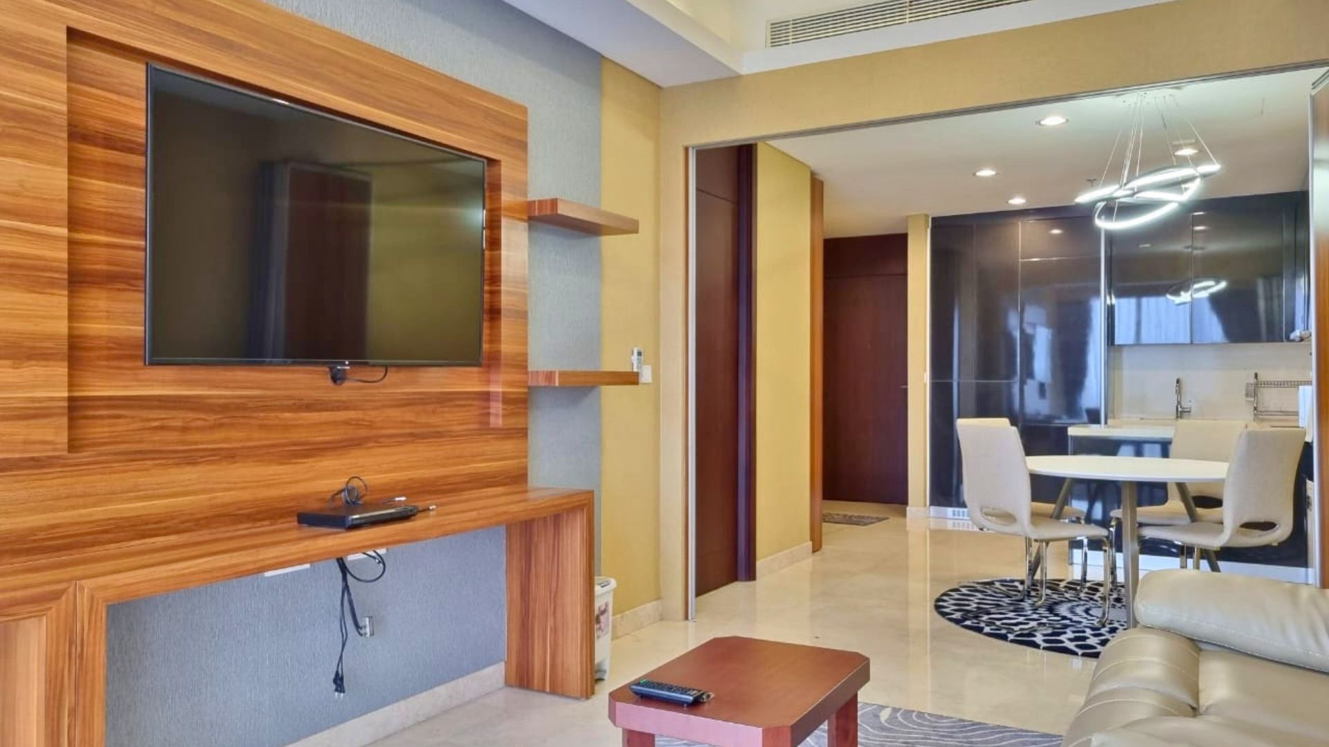 PONDOK INDAH RES – Living Area 2 Rented Apartment South Jakarta Pondok Indah – Efficient 1BR Living Stay in Pondok Indah Residence