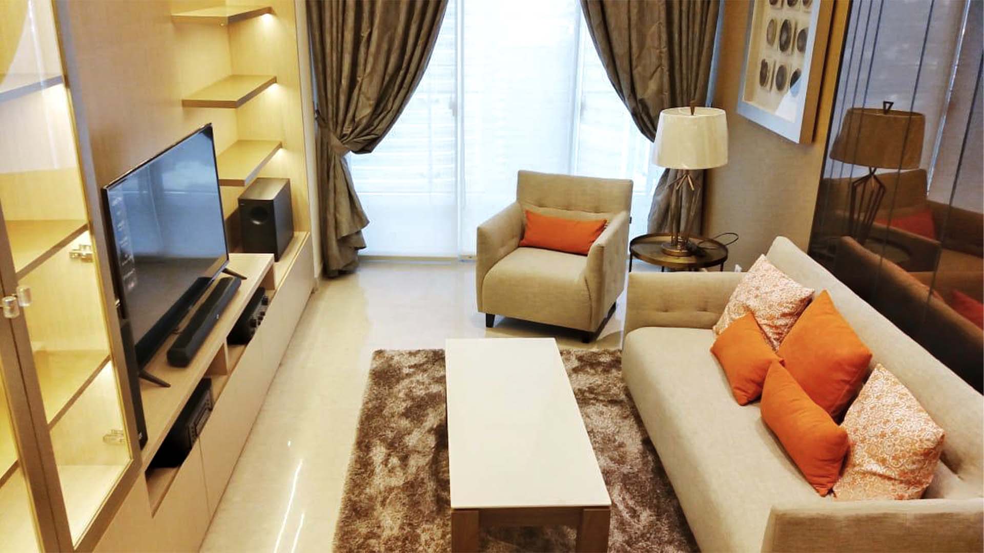 PONDOK INDAH RESIDENCE-2BR-LIVING AREA WIDE 2 Modern and Elegant 2BR – Pondok Indah Residence