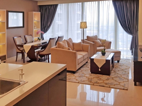 PONDOK INDAH RESIDENCE-2BR-LIVING & DINING AREA