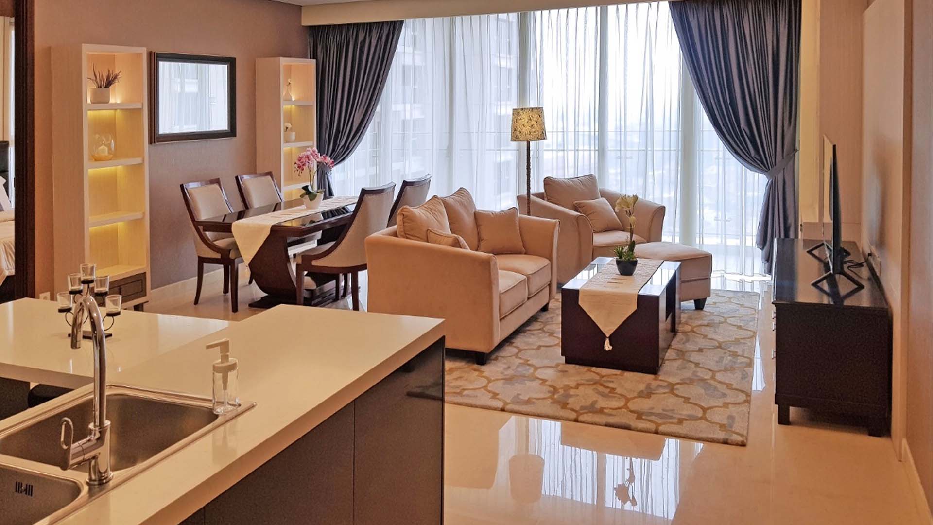 PONDOK INDAH RESIDENCE-2BR-LIVING & DINING AREA