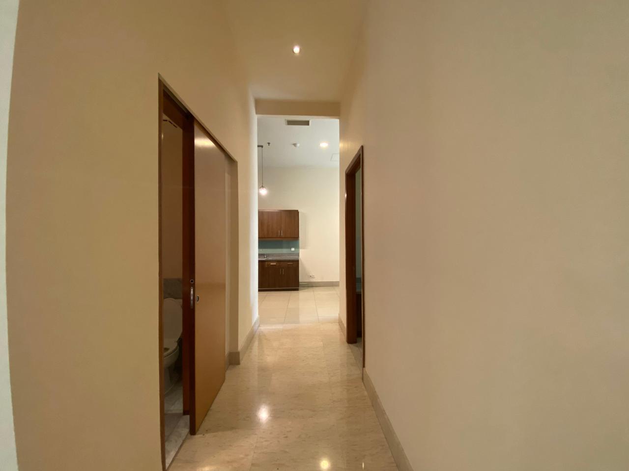 Pakubuwono Residence-3BR-Coridor To Living Area For Rent Apartment South Jakarta Kebayoran Baru – Grand 4BR Family Living at Pakubuwono Residence