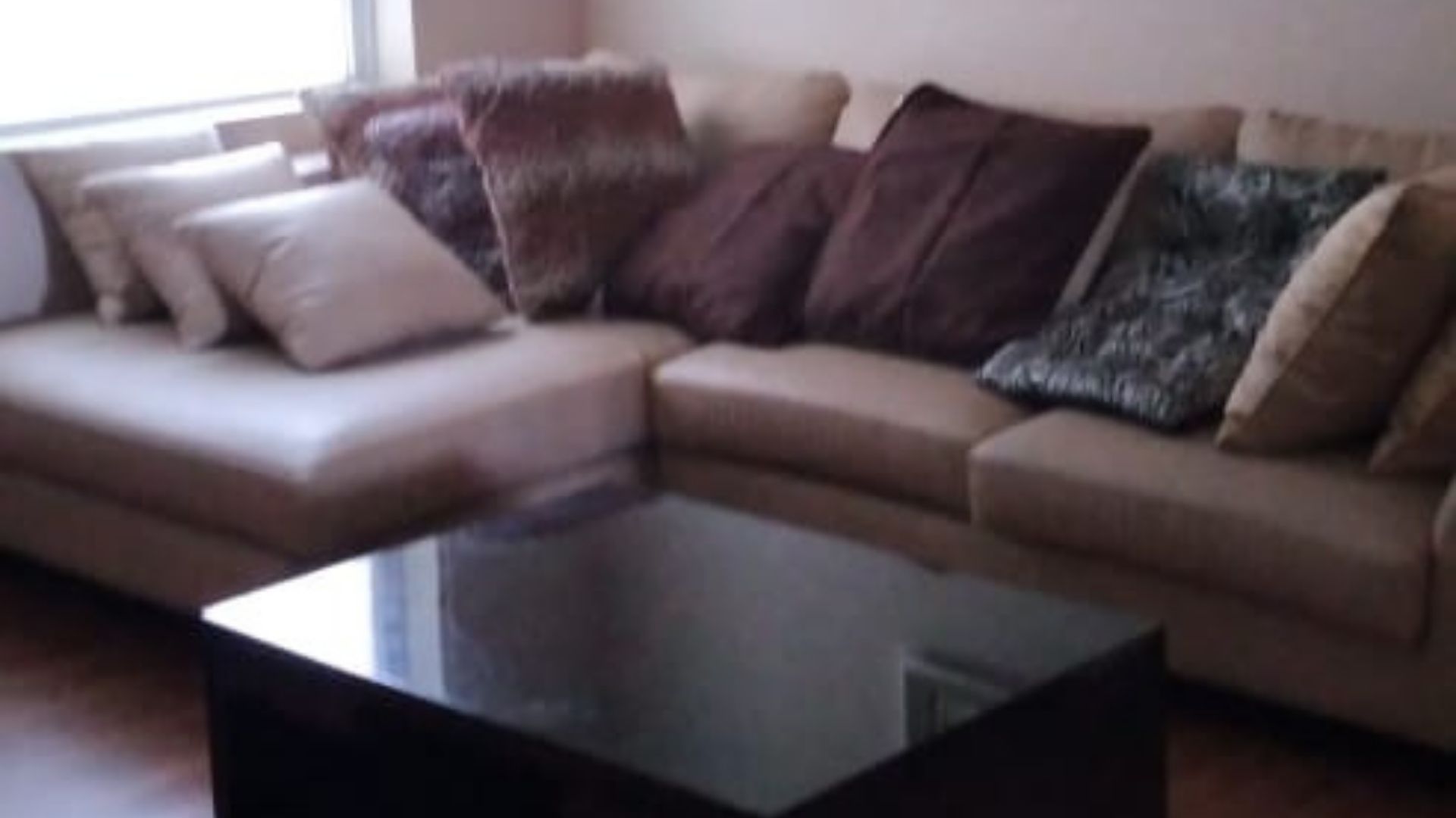 Pakubuwono Residence-3BR-Living room sofa For Rent Apartment South Jakarta Kebayoran Baru – Spacious 3+1BR in Pakubuwono Residence