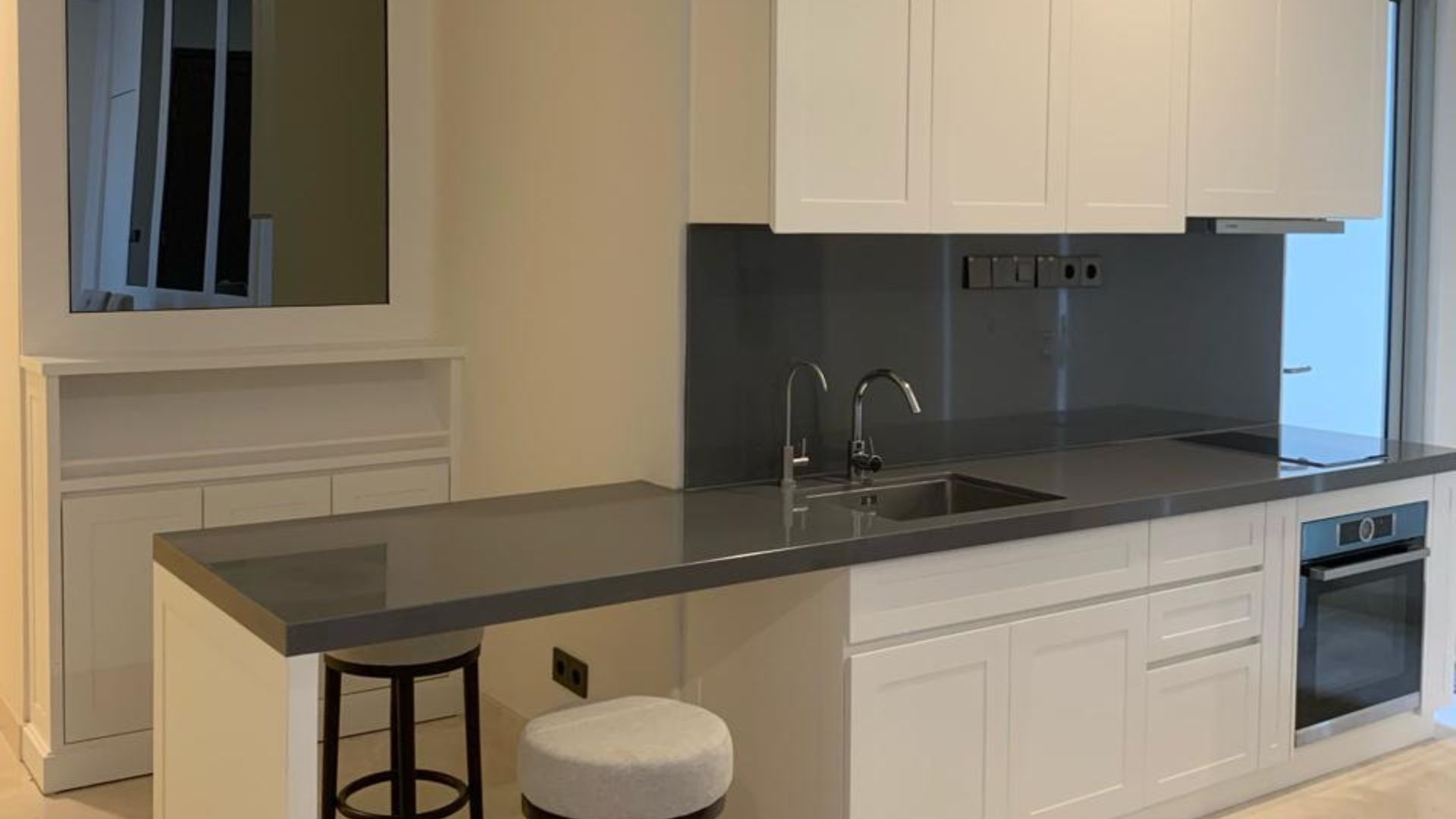 THE STATURE-3+1BR-KITCHEN AREA For Rent Apartment Central Jakarta Menteng – Elegant 3+1BR Residence at The Stature