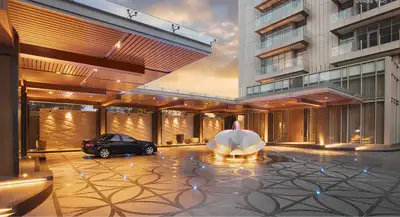 Porte Cochere Drop-off at Verde Two