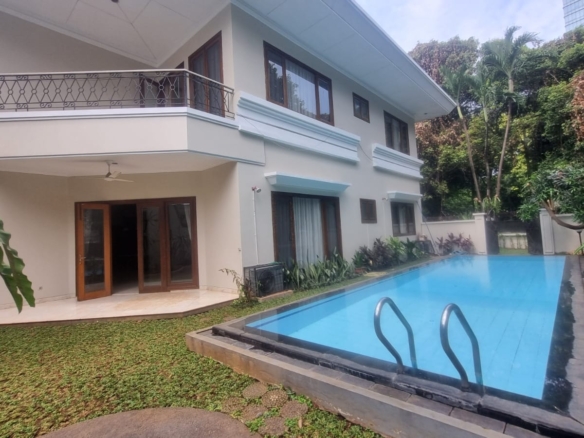 For Rent House South Jakarta Pondok Indah Sophisticated 4BR Large Family Living
