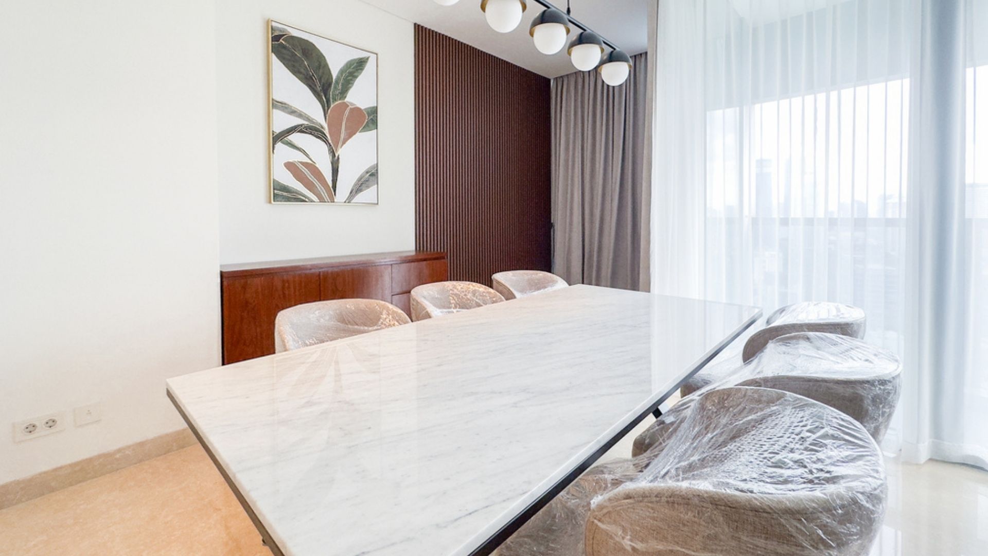 Casa Domaine-3BR-Dining Room For Rent 3BR Apartment Casa Domaine Central Jakarta Sudirman CD017