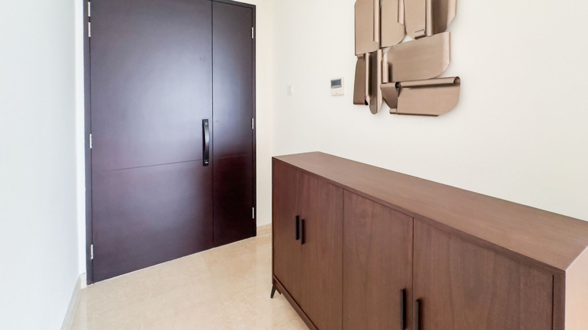 Casa Domaine-3BR-Entrance featuring Premium Wooden Storage For Rent 3BR Apartment Casa Domaine Central Jakarta Sudirman CD017