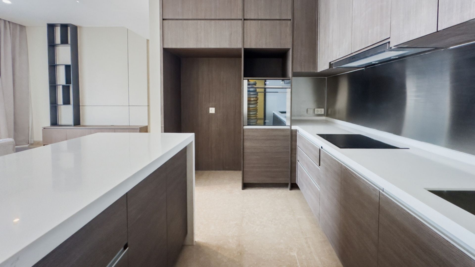 Casa Domaine-3BR-Kitchen Set For Rent 3BR Apartment Casa Domaine Central Jakarta Sudirman CD017