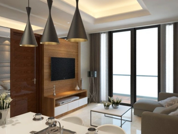 DISTRICT 8-2BR-LIVING AREA ANGLE 1