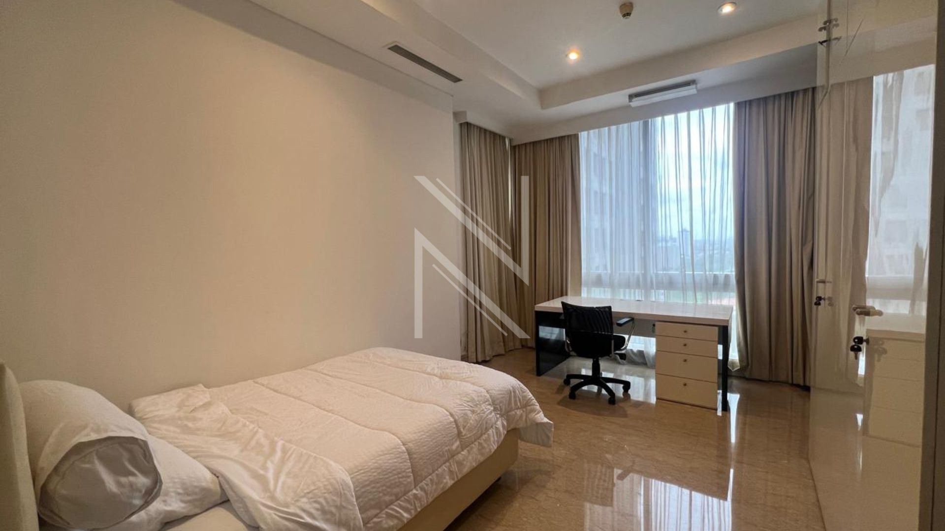 SCBD – NO CAP043 – BEDROOM 1 For Rent 3BR Apartment Capital Residence South Jakarta SCBD CAP043