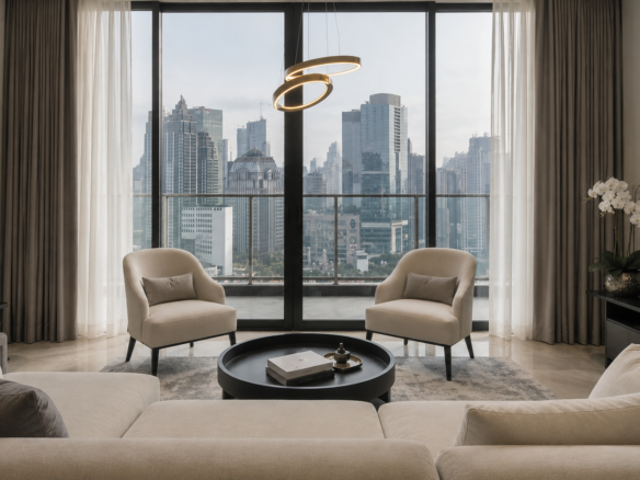 For Rent 3BR Apartment Regent Residences South Jakarta Gatot Subroto RGT012