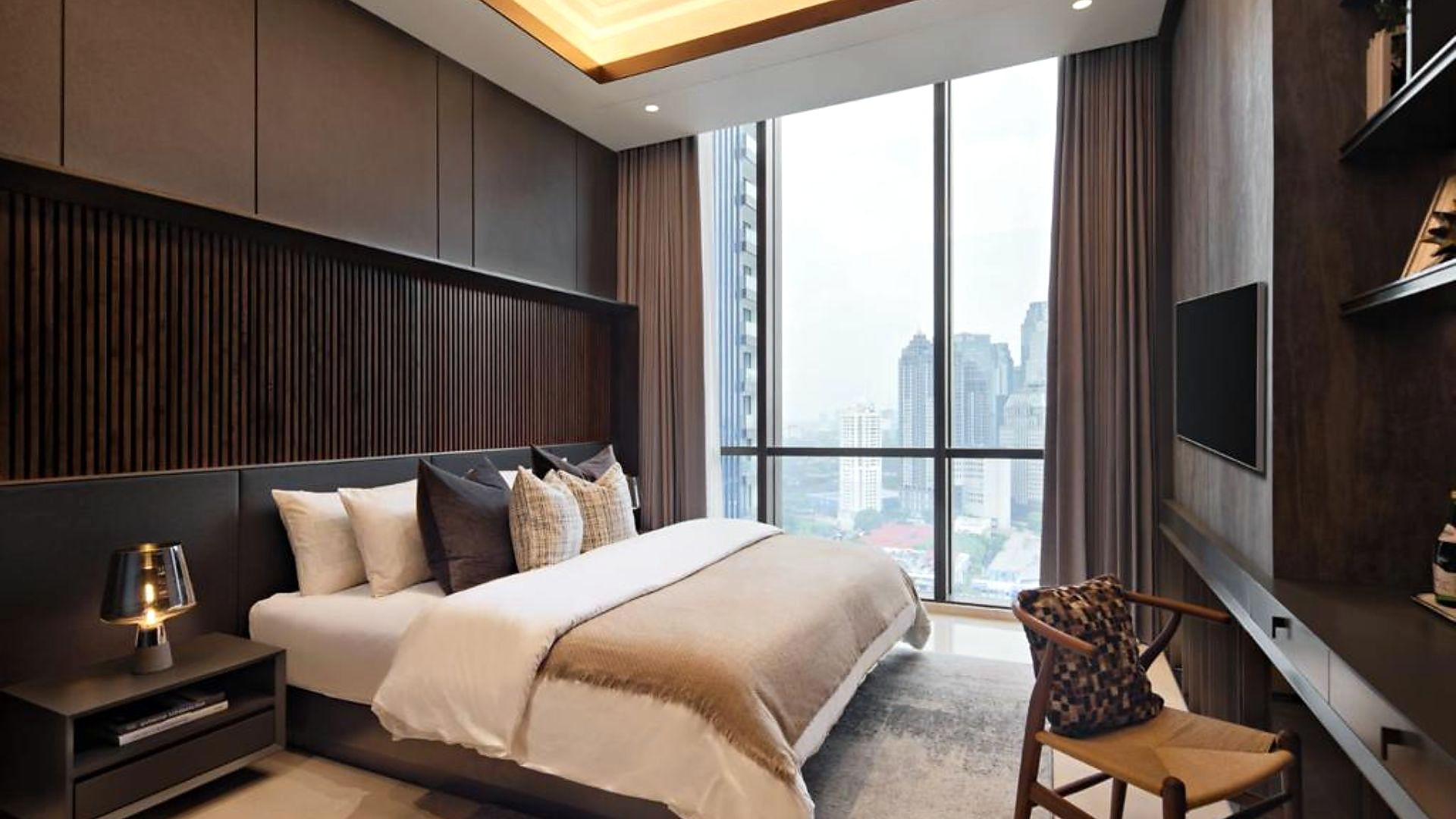 04_BEDROOM_2_ARCHITECTURAL_CRISP For Rent 3BR Apartment Regent Residences South Jakarta Gatot Subroto RGT012