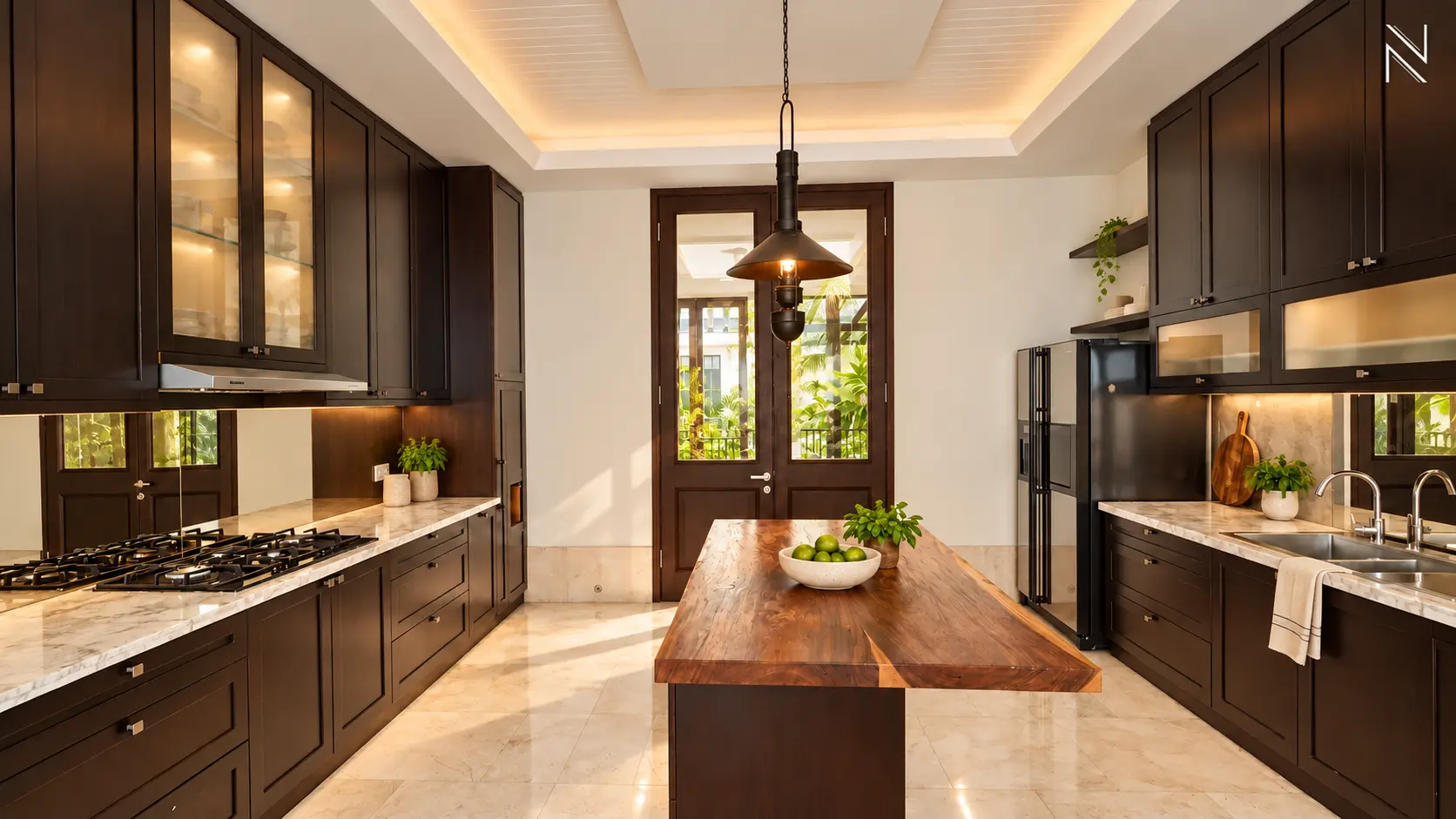 Atmaya Residence 9H – Kitchen Area (3) – Tropical Living For Rent 4BR House South Jakarta Pejaten PJTN135