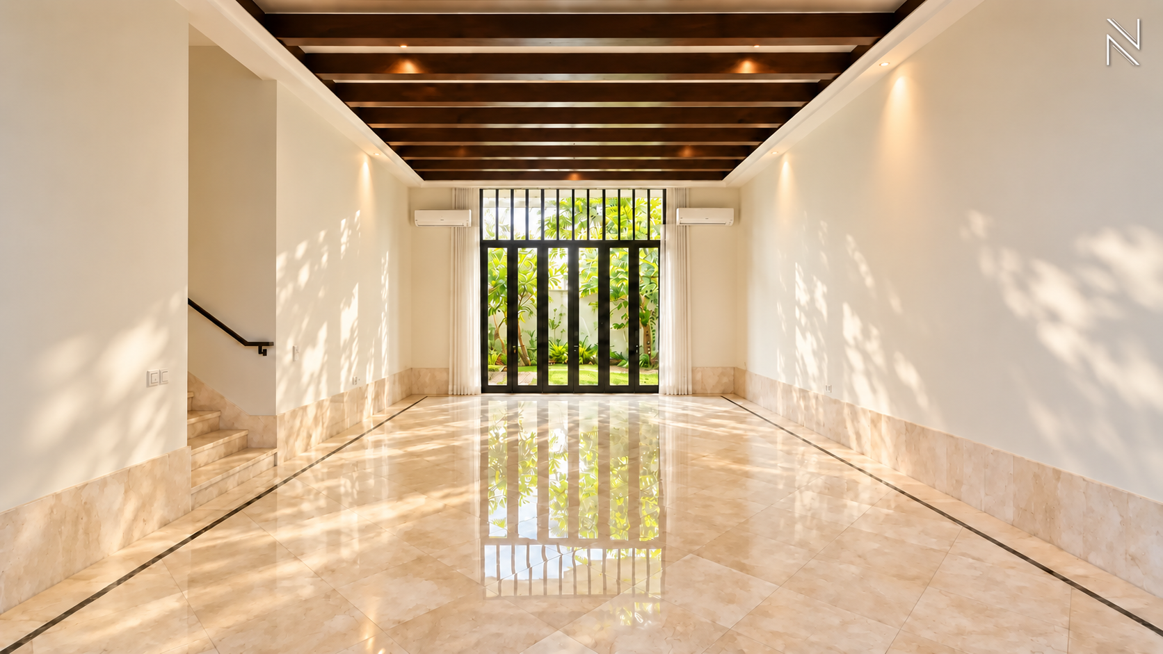 Atmaya Residence 9H – Master Bathroom – Tropical Living (2) For Rent 4BR House South Jakarta Pejaten PJTN135