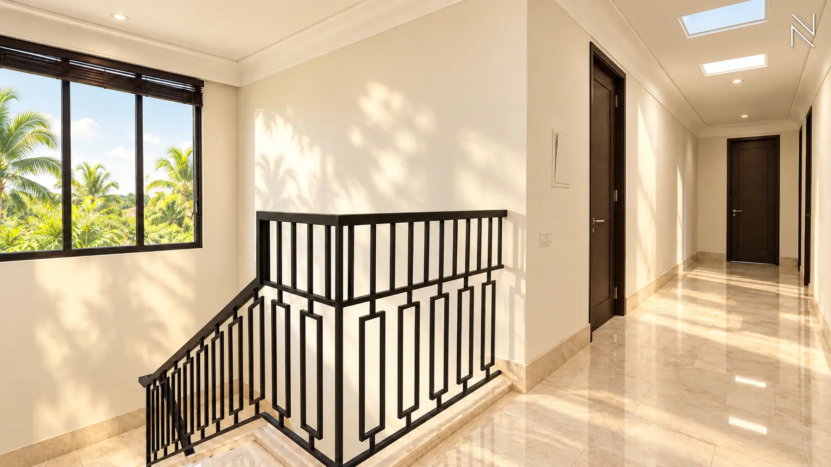 Atmaya Residence 9H – Second Floor – Tropical Living For Rent 4BR House South Jakarta Pejaten PJTN135