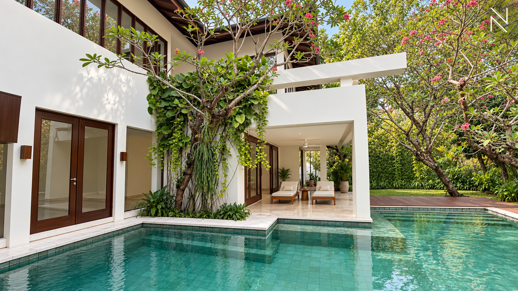 Atmaya Residence – KAV H – POOL AREA For Rent 5BR House South Jakarta Cilandak CLD249
