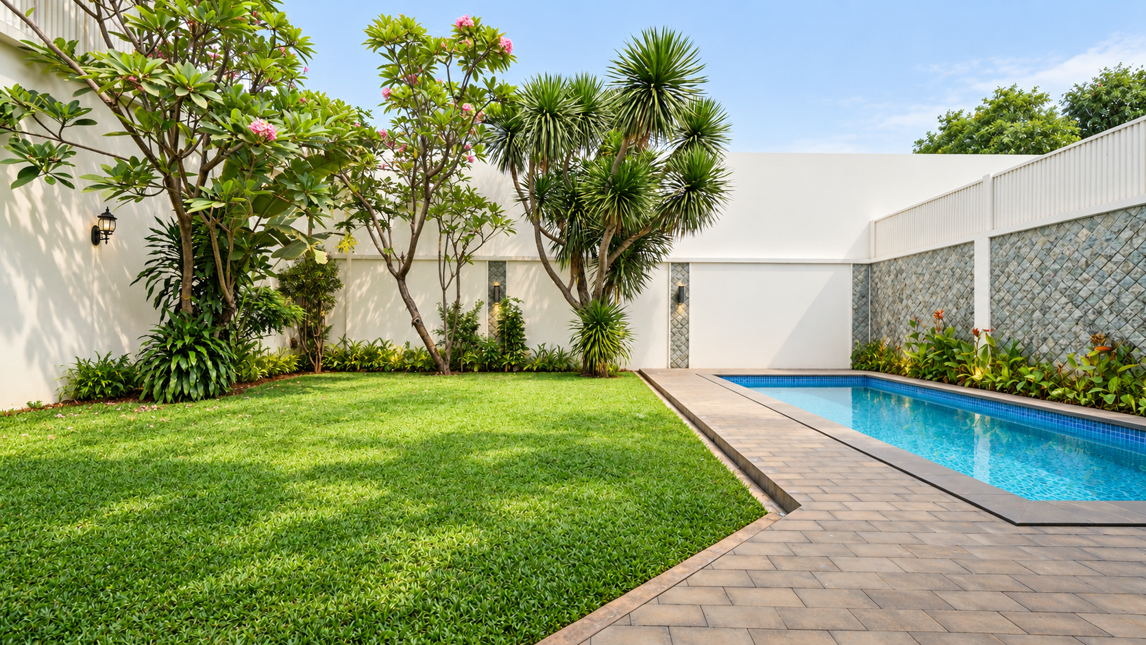 BLOK 5L-5BR-BACKYARD & SWIMMING POOL ANGLE 1 For Rent 4BR House South Jakarta Pondok Indah PNDIND355