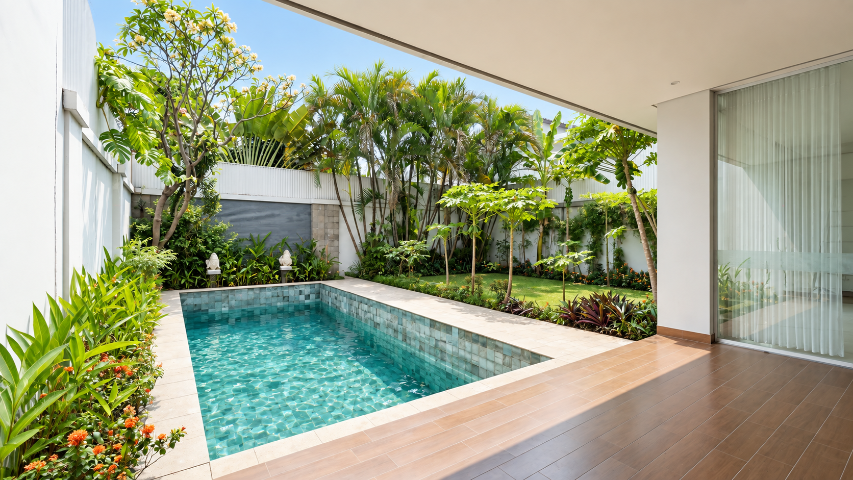 BLOK E-5BR-SWIMMING POOL & BACKYARD For Rent 4BR House South Jakarta Cilandak CLD339