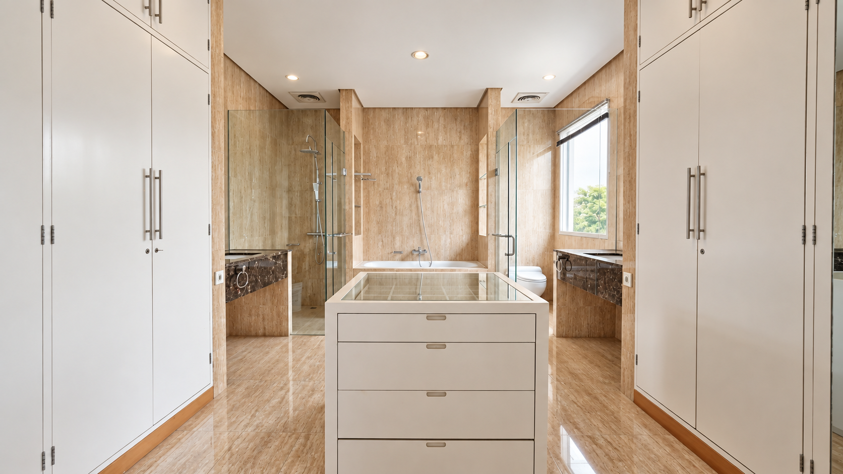 BLOK E-5BR-WARDROBE & BATHROOM For Rent 4BR House South Jakarta Cilandak CLD339