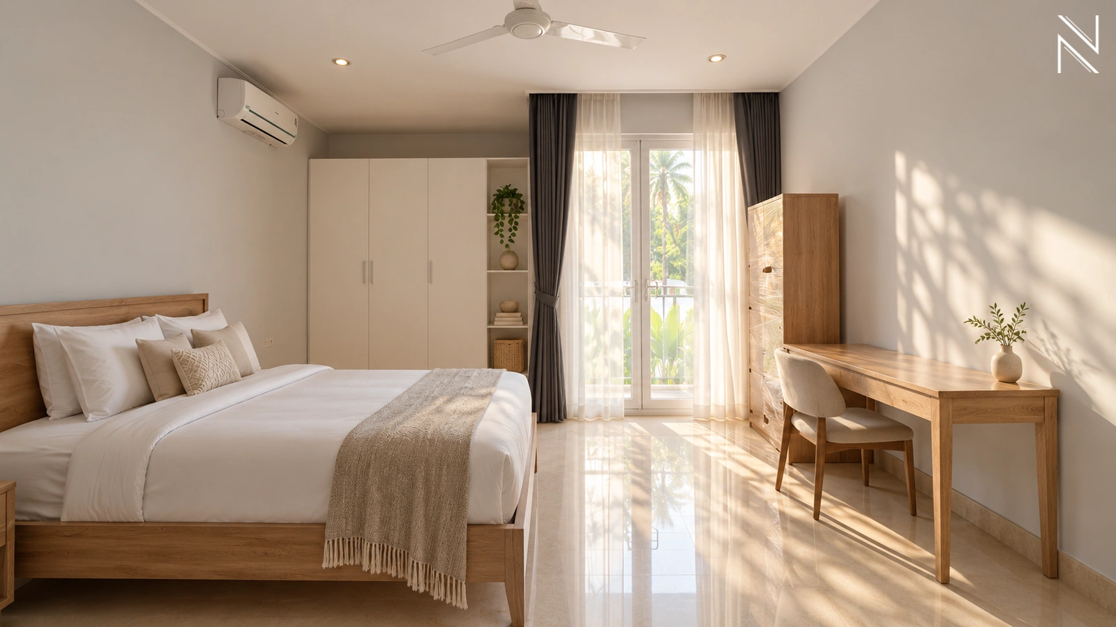 Executive Paradise – E11 – Bedroom (5) For Rent 5BR House South Jakarta Cilandak CLD605